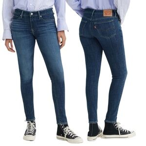 Levi’s 711 Skinny Jeans Medium Dark Wash W27 L30